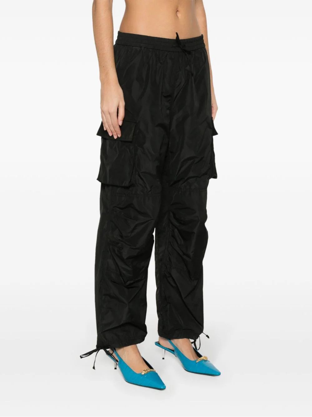 パンツ MSGM Women Straight Pants 3042MDB103 YELLOW pantalon-en-similicuir-